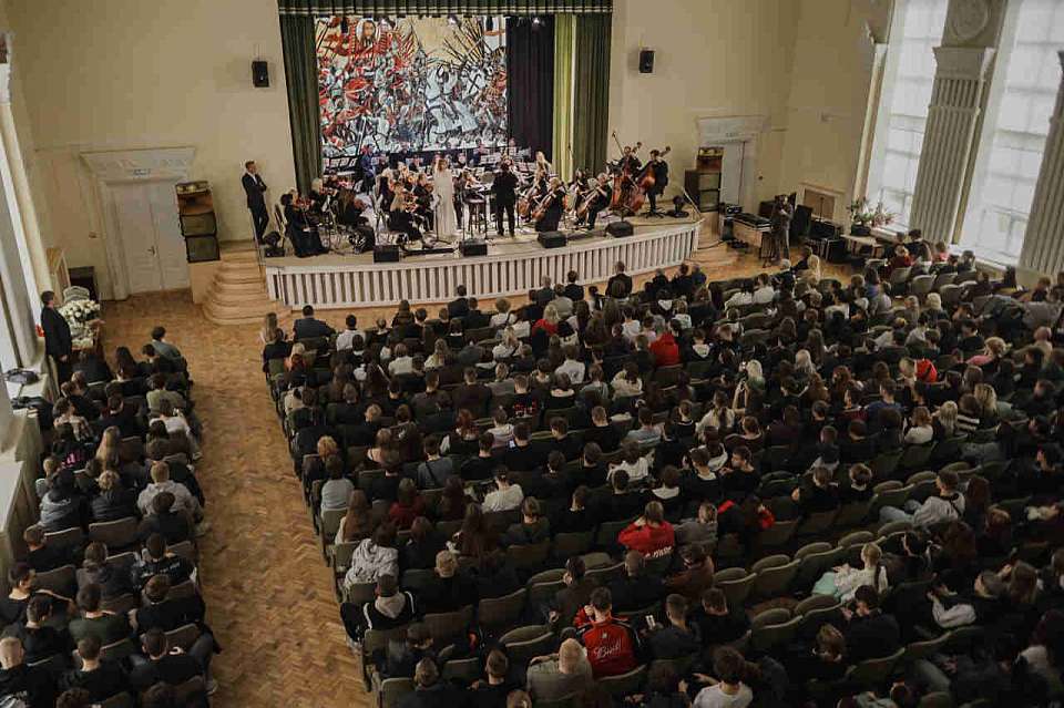 Концерт «Великие битвы России. Русь непокорённая» прошёл в воронежском вузе