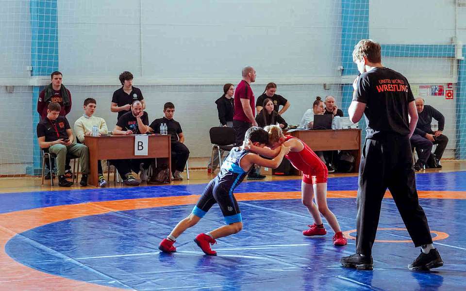 В Воронеже определили сильнейших юных борцов