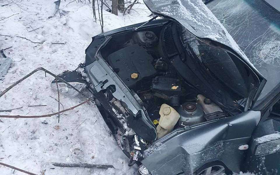 Пьяный водитель устроил ДТП с пострадавшим пассажиром в Воронежской области