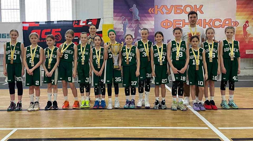 Воронежские баскетболистки стали победительницами окружного первенства
