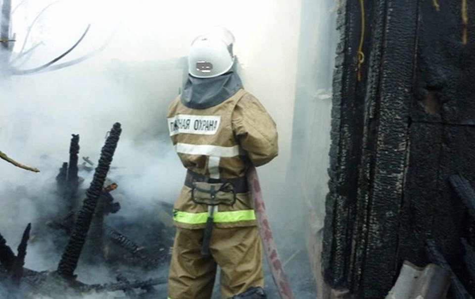 Гараж, сарай и машина сгорели в поселке Правобережного лесничества в Воронеже