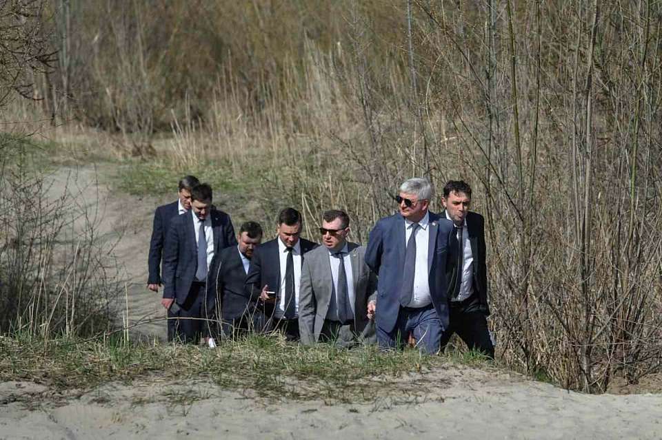 Что появится на намывной части воронежского водохранилища, рассказал губернатор