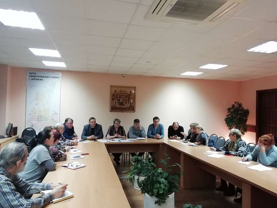 В Коминтерновском районе подвели итоги работы клуба ЖКХ