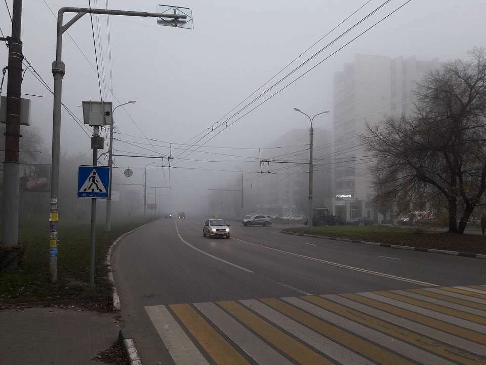 Действие предупреждений о гололедице и тумане в Воронежской области продлили