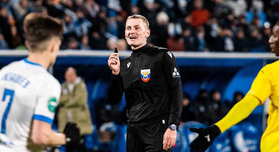 Артем Чистяков назначен рефери матча «Факел» – «Ахмат» в Воронеже