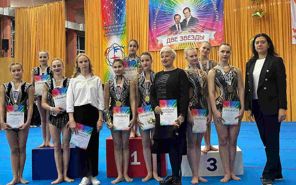 Акробатки из Воронежа успешно выступили на турнире в кубанской столице