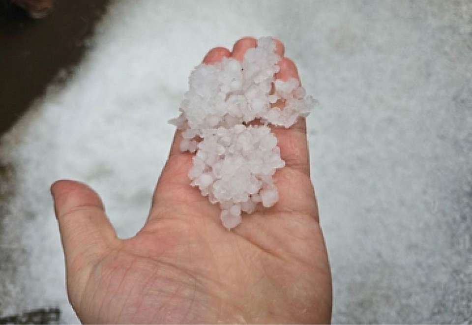 Угрожающий урожаю град выпал в мае в Воронежской области