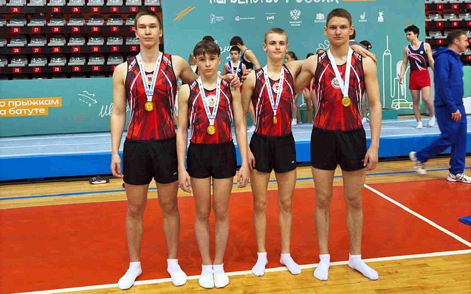 Батутисты из Воронежа выиграли три «золота» первенства страны