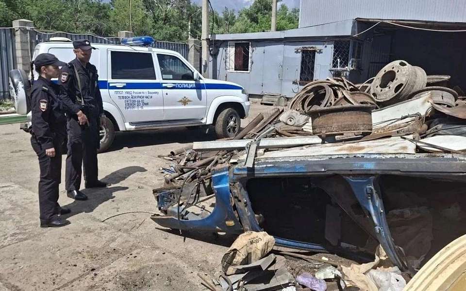 В нелегальном пункте приема металла в Воронеже изъяли пять тонн лома