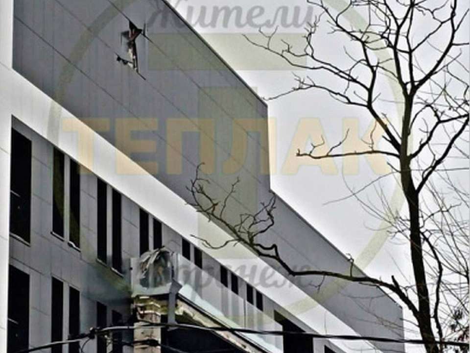 Обломки украинского беспилотника рухнули на санаторий в Воронеже