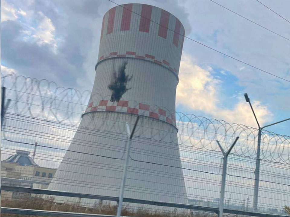 Появилось фото атакованной беспилотником ВСУ Нововоронежской АЭС