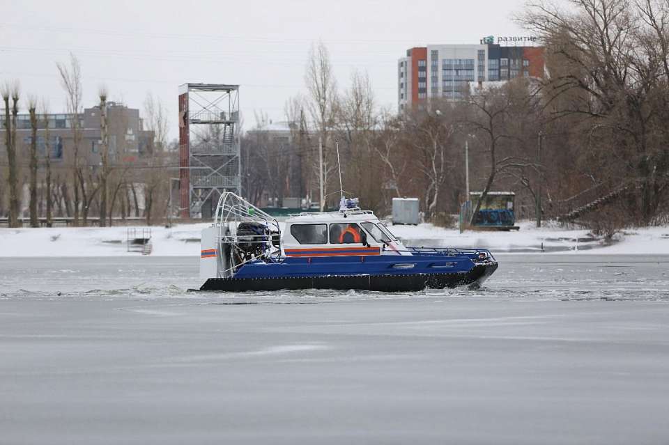 Заменят на новый повреждённый БПЛА в Воронеже спасательный катер