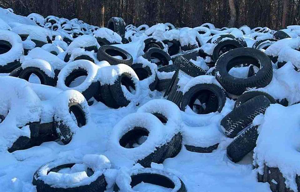 В Воронеже на 40 тыс. оштрафовали нарушителя, выбросившего на свалку отработанные шины
