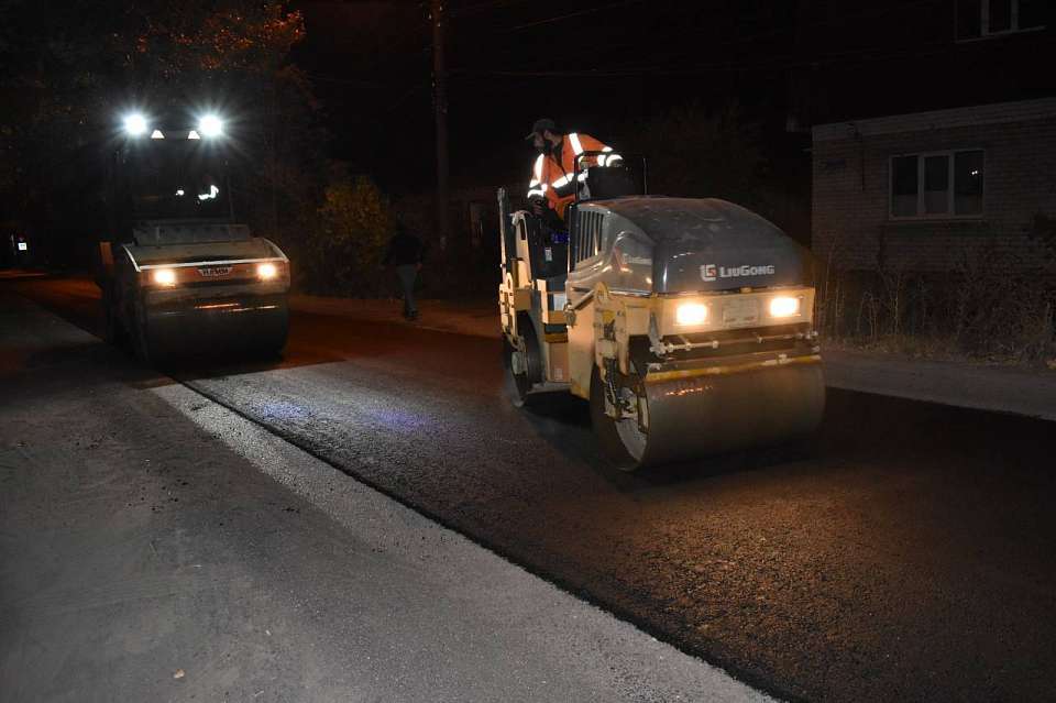 Уже 59% срезанных дорожных «карт» перекрыты в Воронеже асфальтом