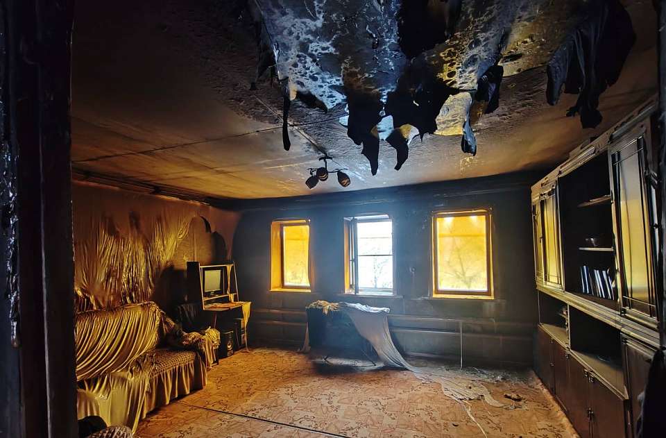 В Воронежской области при пожаре погибли муж и жена