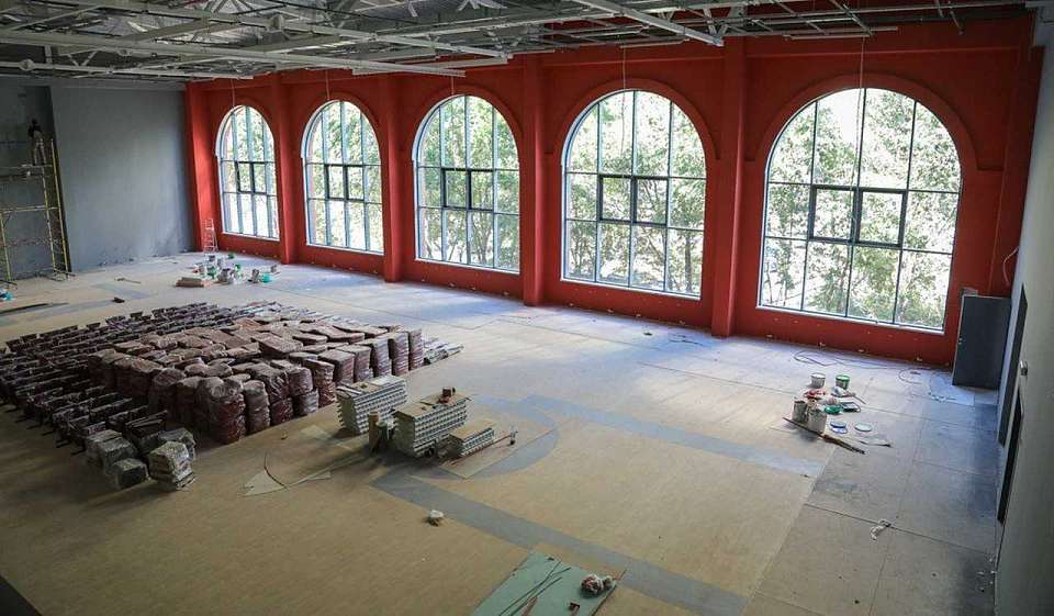 Реконструкцию и капремонт двух школ Воронежа проинспектировал мэр Сергей Петрин