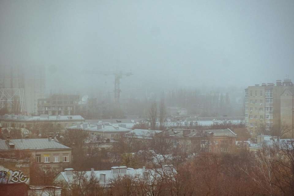 Туман с морозом ожидаются в Воронеже и области