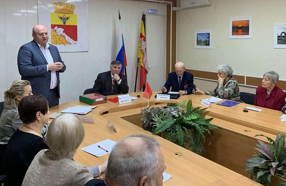 Руководитель управы Центрального района Игорь Галкин принял участие в пленуме Совета ветеранов