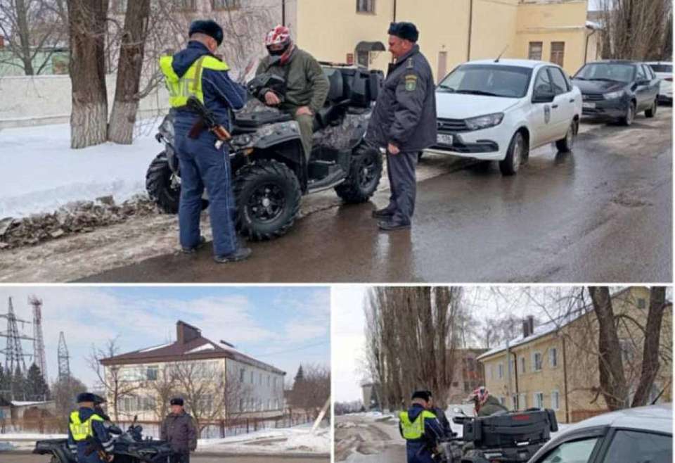 Рейд «Мотовездеход» проводит Госавтоинспекция в Воронежской области