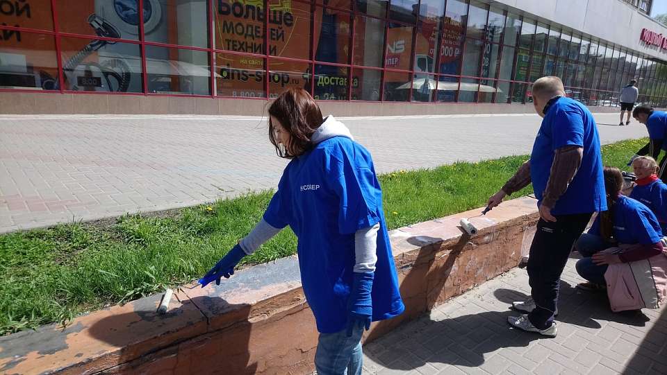 В Центральном районе Воронежа появится георгиевская лента в виде граффити 