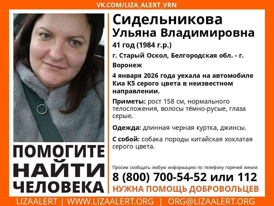 В Воронежской области начали поиски бесследно пропавшей женщины с собакой