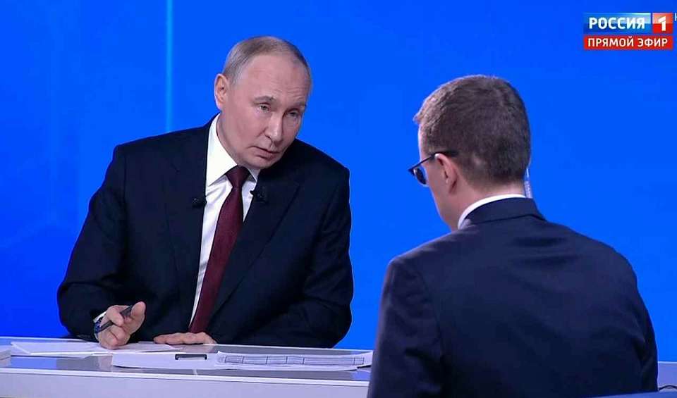 О чём воронежцы на прямой линии спрашивают Владимира Путина