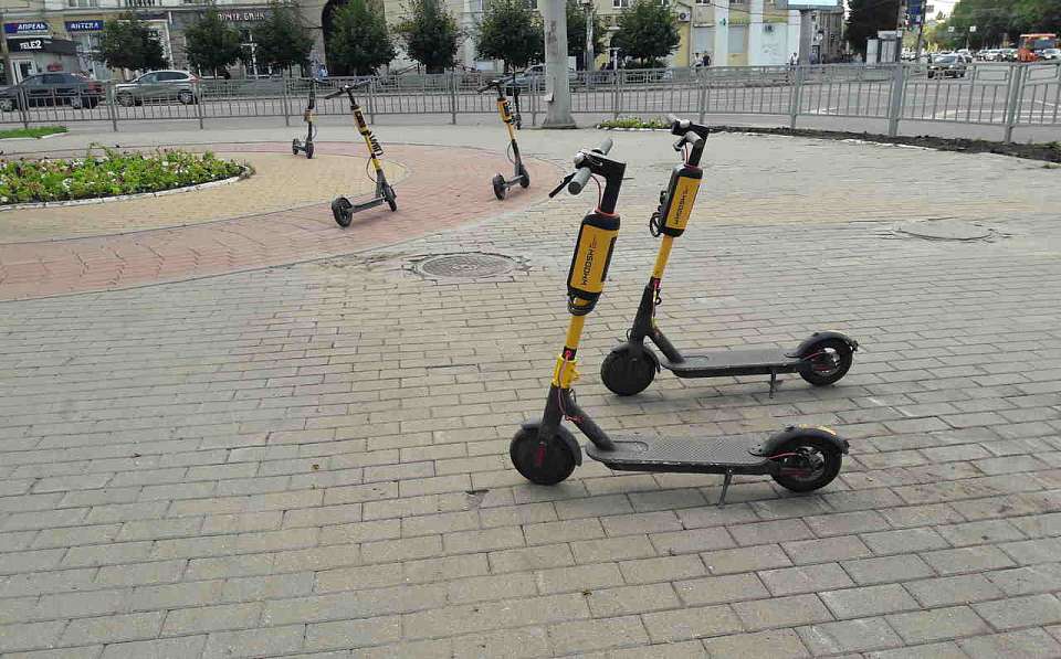 Количество электросамокатов в Воронеже будет ограничено