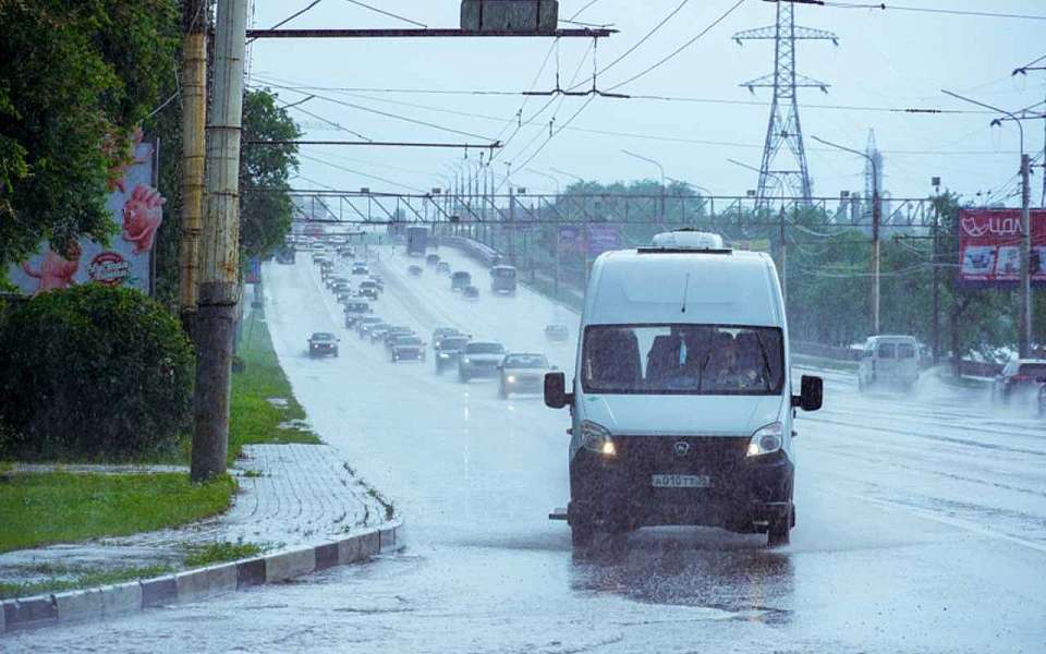 Дожди вернутся в конце недели в Воронеж