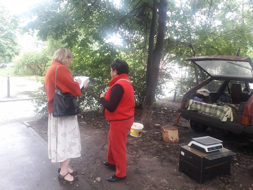      В Коминтерновском районе идут рейды против несанкционированной торговли