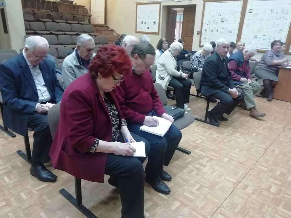 В Коминтерновском районе прошла встреча ветеранского актива