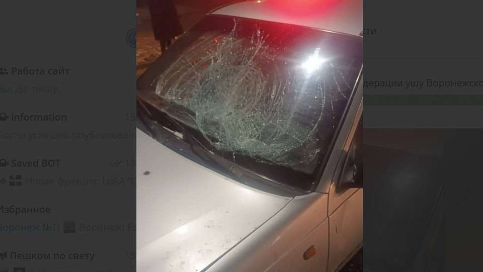 Автомобиль «Деу Нексия» сбил на пешеходном переходе 19-летнего воронежца