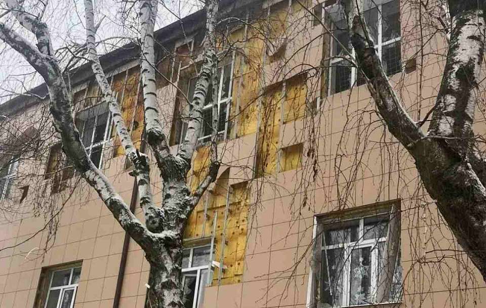 О последствиях атаки БПЛА рассказали сотрудники воронежской гимназии