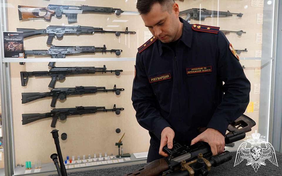 Росгвардия изъяла 18 единиц оружия в Воронежской области за неделю