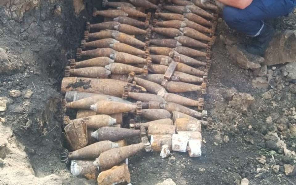 Более 100 боеприпасов взорвали под Воронежем