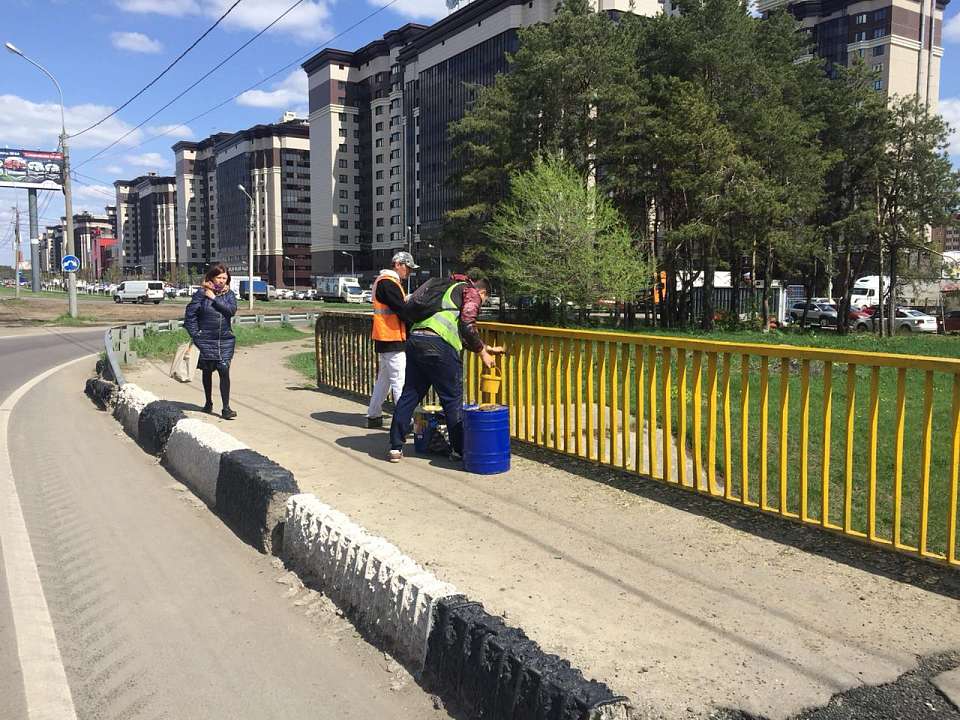  В Коминтерновском районе прошел субботник