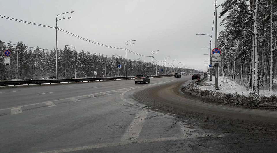 О мокром снеге на трассе М-4 «Дон» предупреждают воронежских водителей