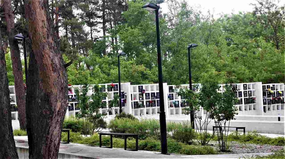 В колумбарии Воронежского крематория занято около 100 ячеек