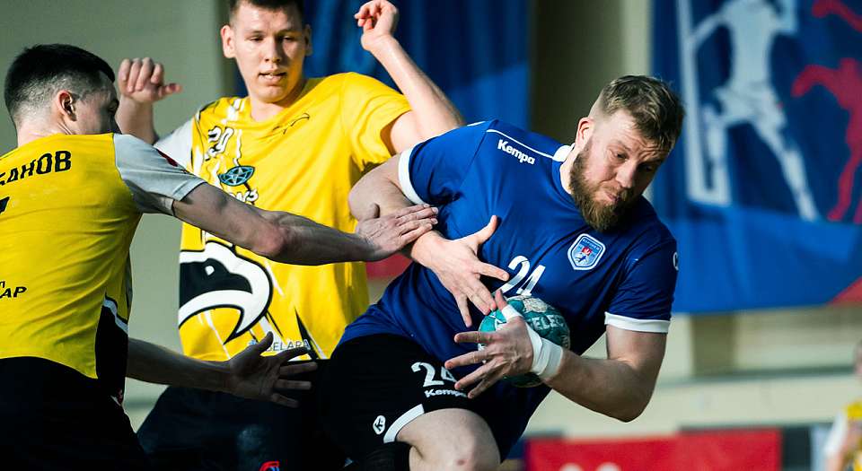 Гандболисты «Воронежа» уступили на площадке краснодарских «скифов»