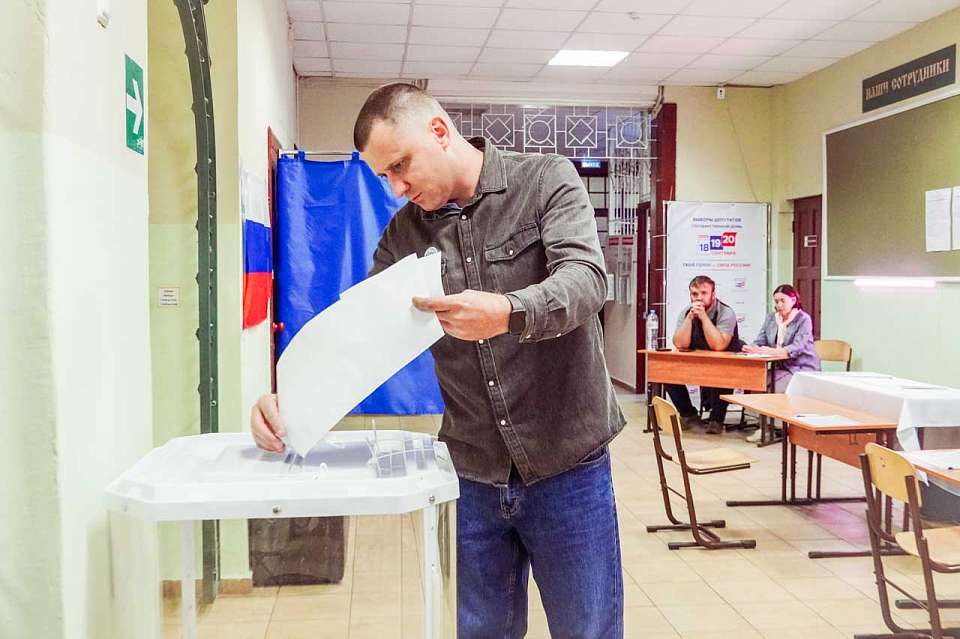 Ветераны СВО активно голосуют в Воронеже 