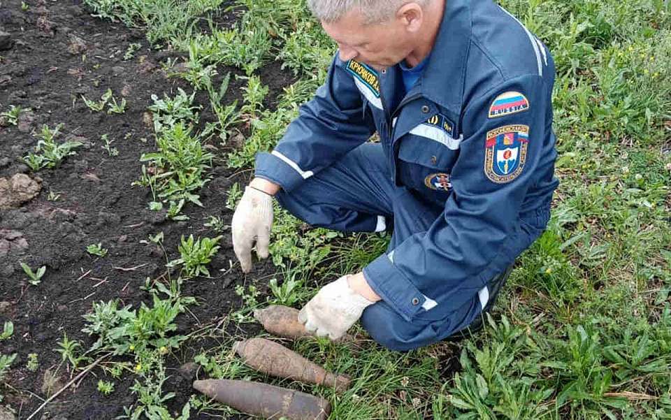 Под Воронежем взорвали старые боеприпасы