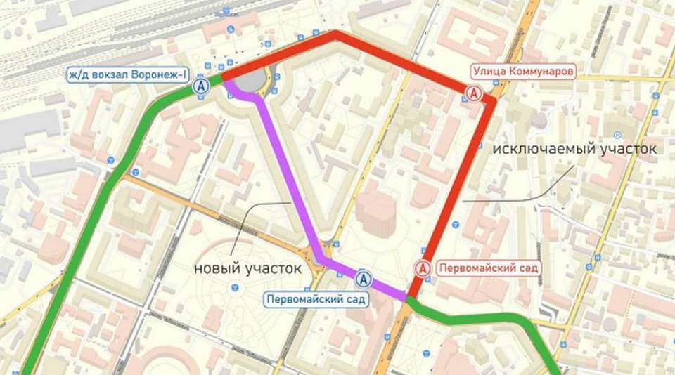 В Воронеже изменят маршрут №63