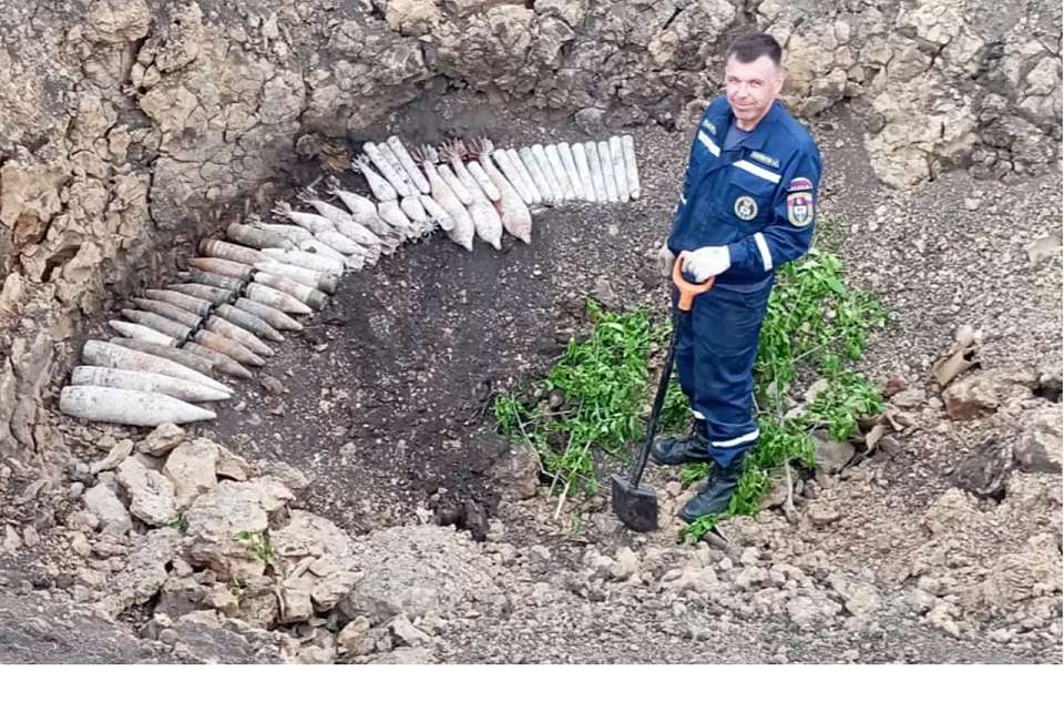 В Воронежской области взорвали более 50 боеприпасов