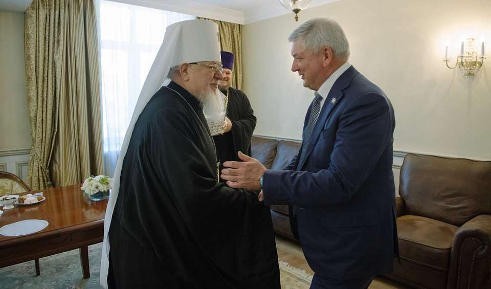 Митрополит Сергий станет советником губернатора Воронежской области Александра Гусева