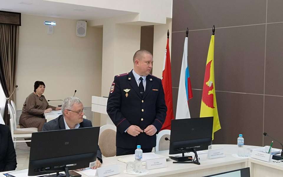 Нового начальника отдела МВД представили в Воронежской области