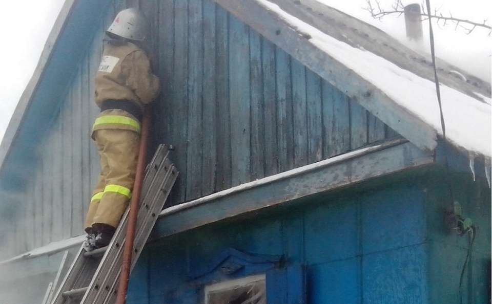 При пожаре в Воронеже пострадал 39-летний мужчина