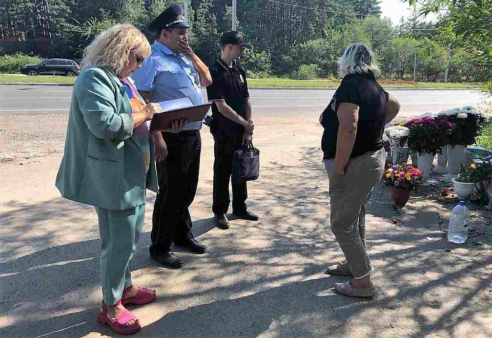 В Советском районе продолжается работа по пресечению несанкционированной торговли