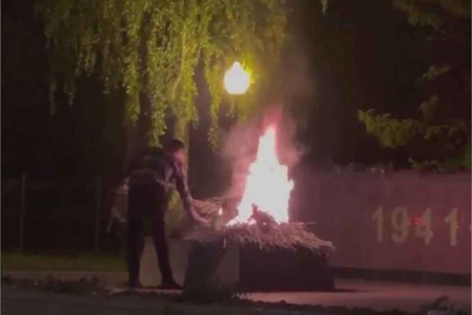 В Воронеже задержали подозреваемого в осквернении Вечного огня на памятнике Славы