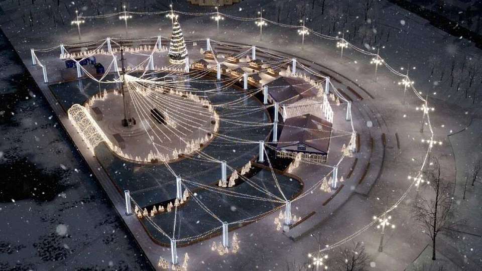 Стал известен день открытия на Адмиралтейской площади главного катка Воронежа