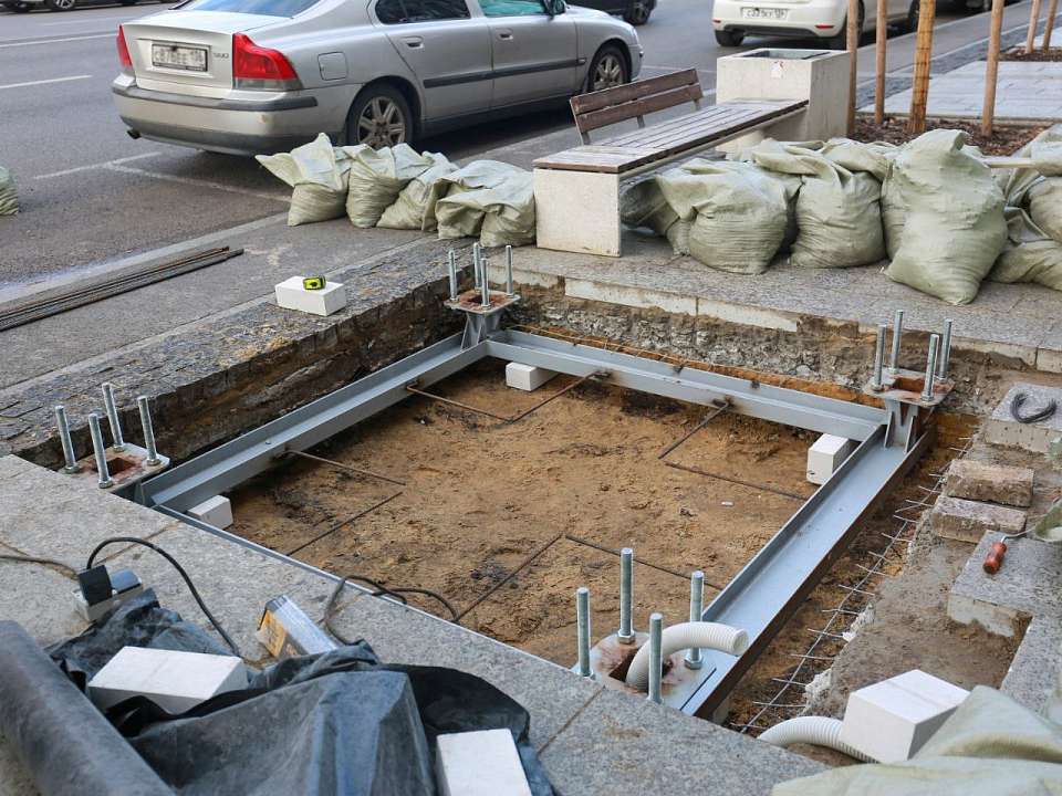 В Воронеже начали готовиться к установке Михайловских часов на проспекте Революции