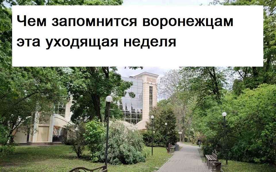 Чем запомнится в Воронеже неделя с 21 по 28 августа